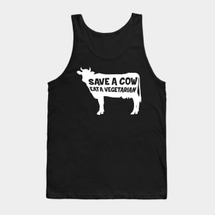 Eat a Vegetarian - Anti Vegan Funny Meat Lover Tank Top